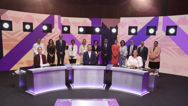 Inicio del primer debate presidencial