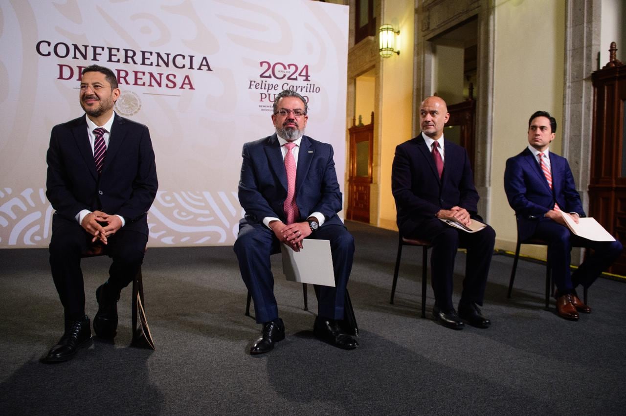 Jorge Nuño en la mañanera