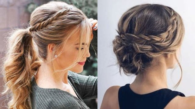 Peinados con el cabello recogido