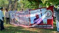Bloqueo en carretera Acapulco-Pinotepa Nacional por protesta para liberar a Jesús Plácido Galindo