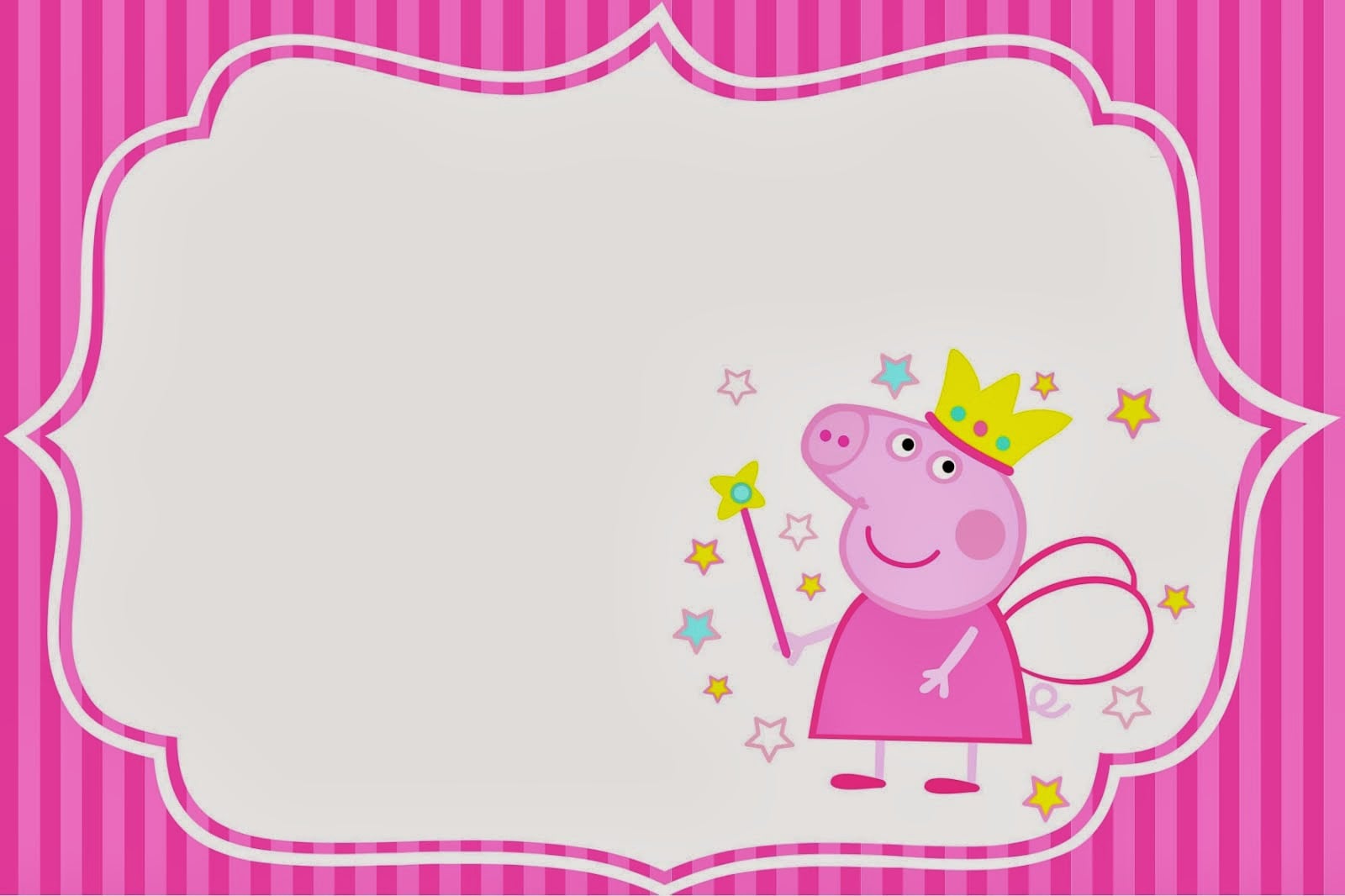 Tarjeta de feliz cumpleaños de Peppa Pig