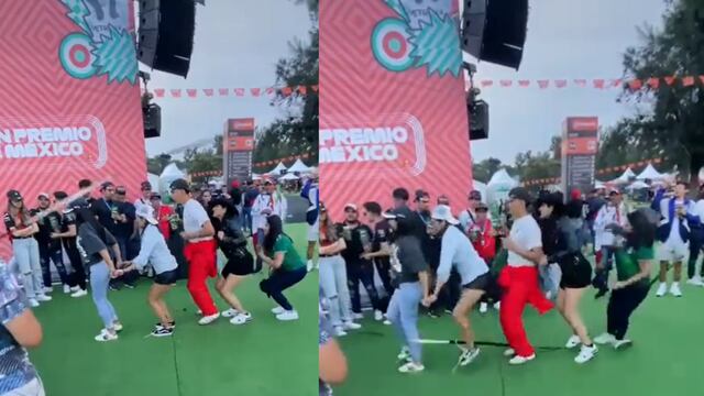 Asistente del Gran Premio de México se fractura pierna.