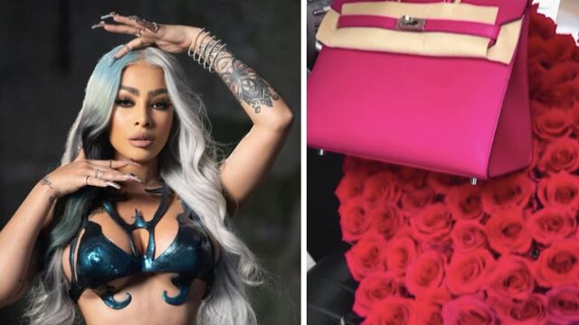 Yailin La Más Viral presume costoso bolso que le regaló su nuevo galán