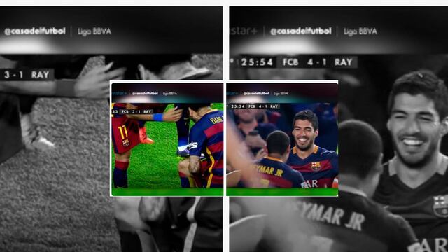 El F.C Barcelona goleo 5-2 al Rayo con 4 goles de Neymar. 