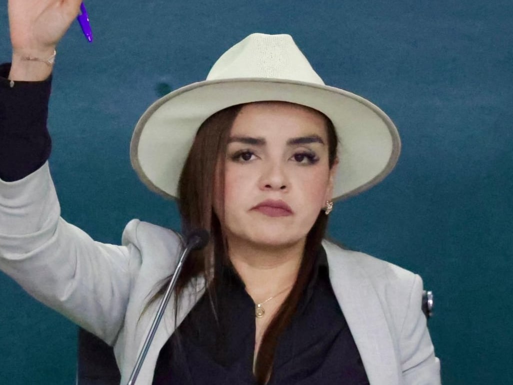 Grecia Quiroz, alcaldesa de Uruapan.
