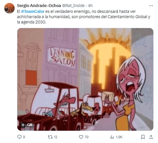 Memes por las altas temperaturas