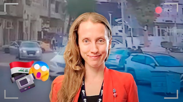 El momento en que secuestran a un periodista en Bagdad queda en video