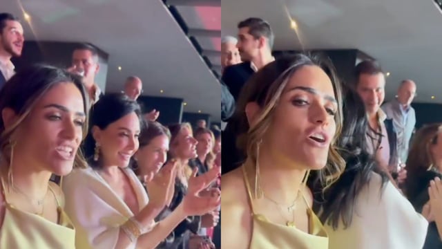 Alessandra Rojo de la Vega en cumpleaños de Ricardo Salinas Pliego