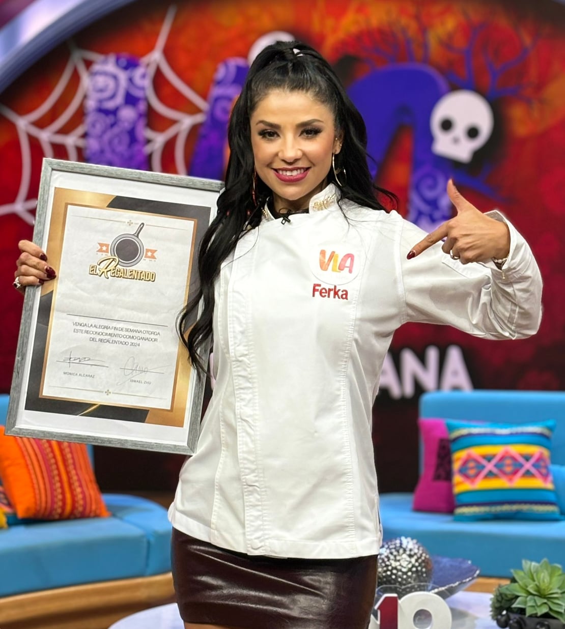 Ferka no ganó MasterChef Celebrity pero la rompió en El Recalentado de Venga la Alegría