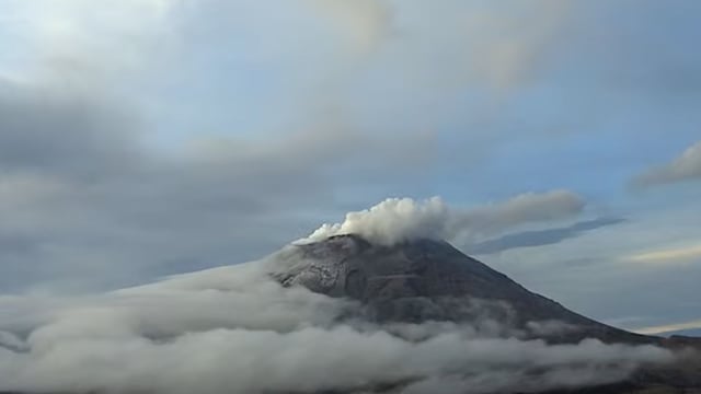 Volcán Popocatépetl el 16 de agosto