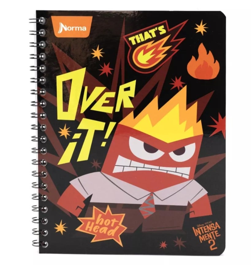 Cuadernos de Intensamente 2 marca Norma