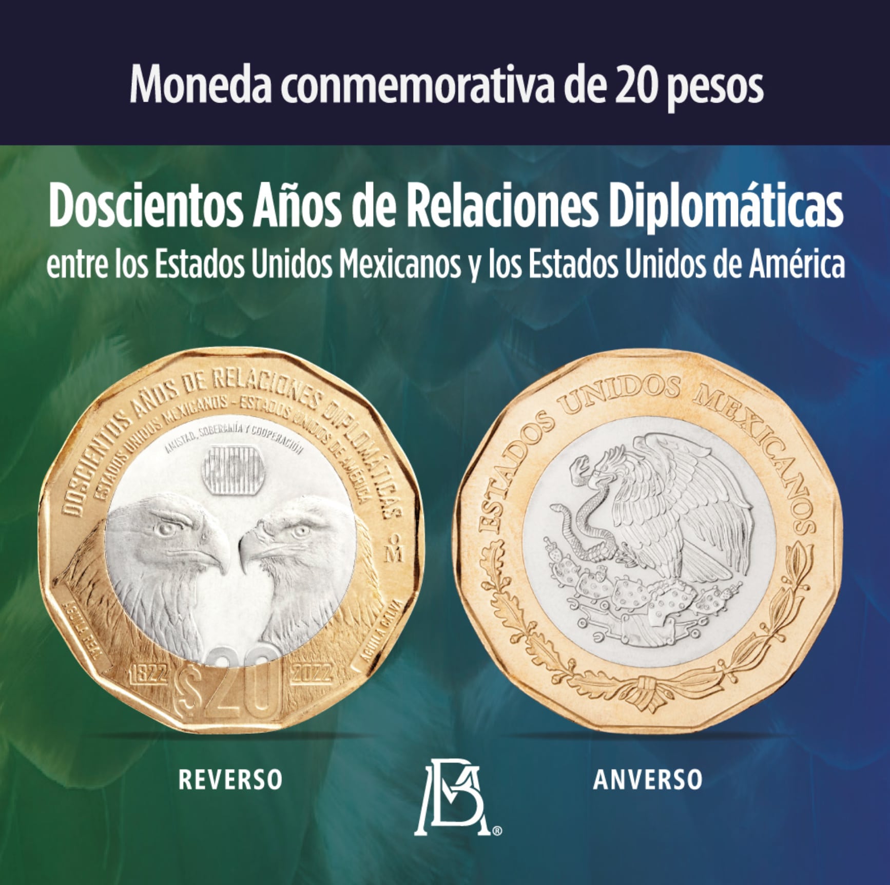 La nueva moneda conmemorativa de $20 presentada por Banxico