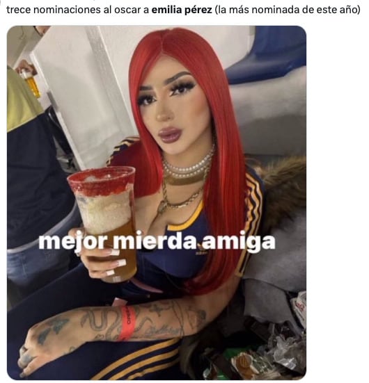 Memes de las nominaciones a los Oscar 2025