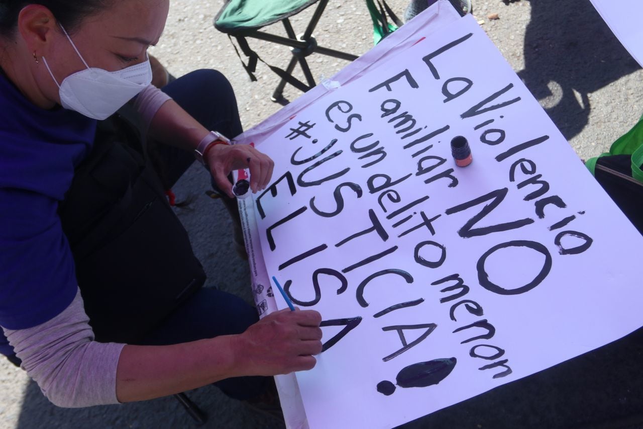 Protesta por justicia para Elisa Xolalpa