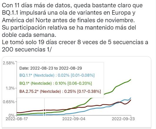 Perro del Infierno: La nueva variante de Covid-19 BQ.1.1