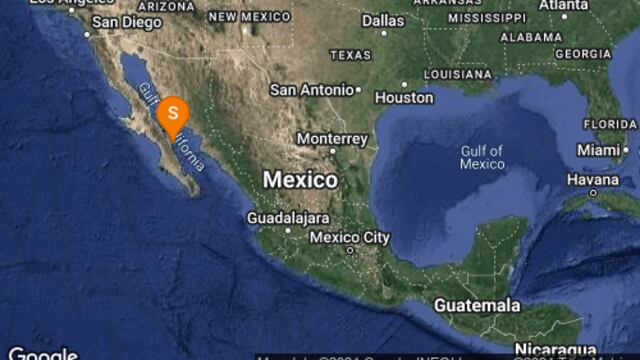 Sismo magnitud 5.6 en Baja California Sur