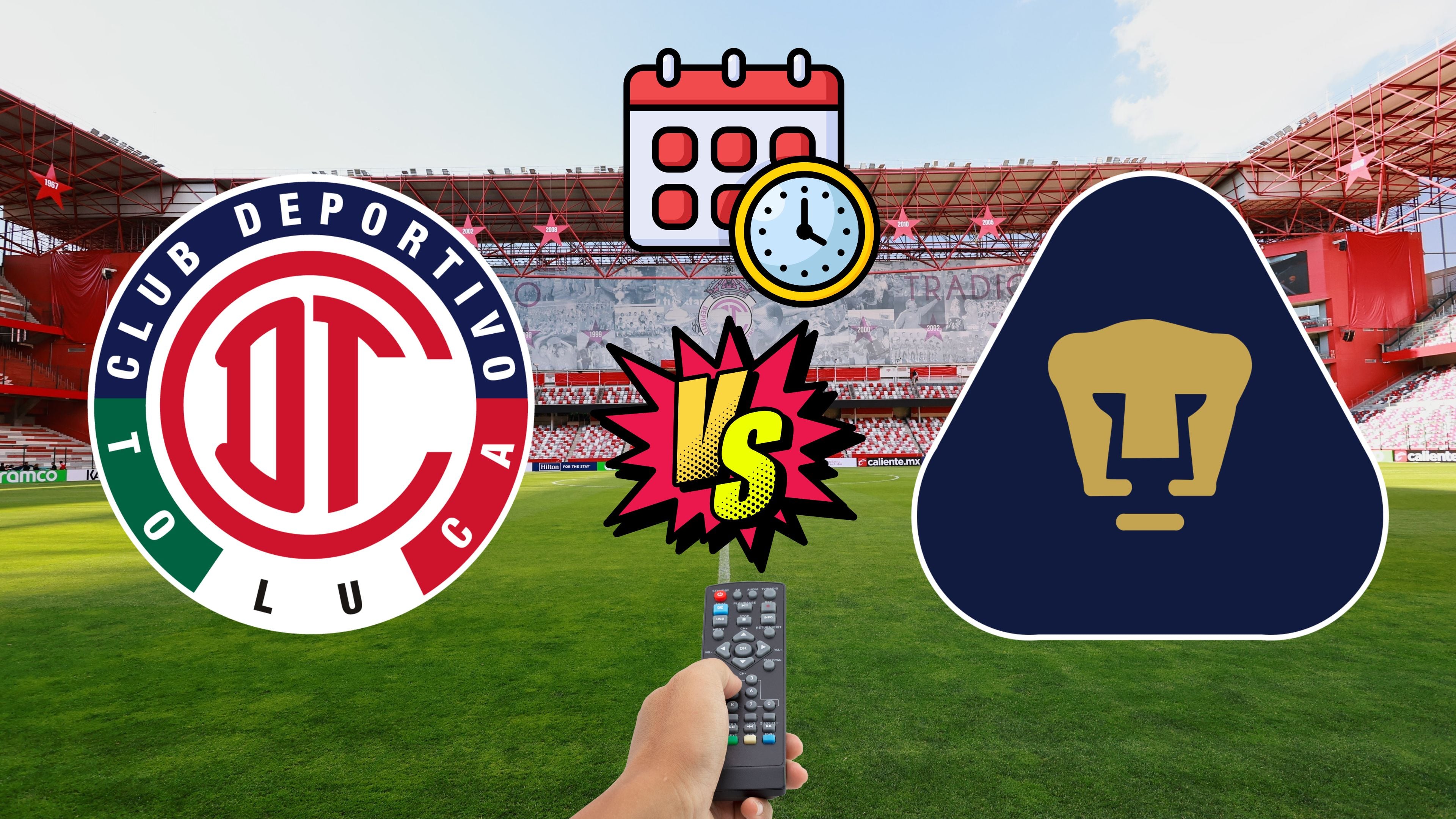 Toluca vs Pumas: Fecha, horario y dónde ver el partido de la Jornada 2 de Liga MX