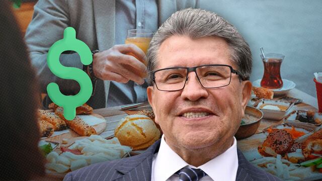 Desayuno de Ricardo Monreal en sus vacaciones en Europa