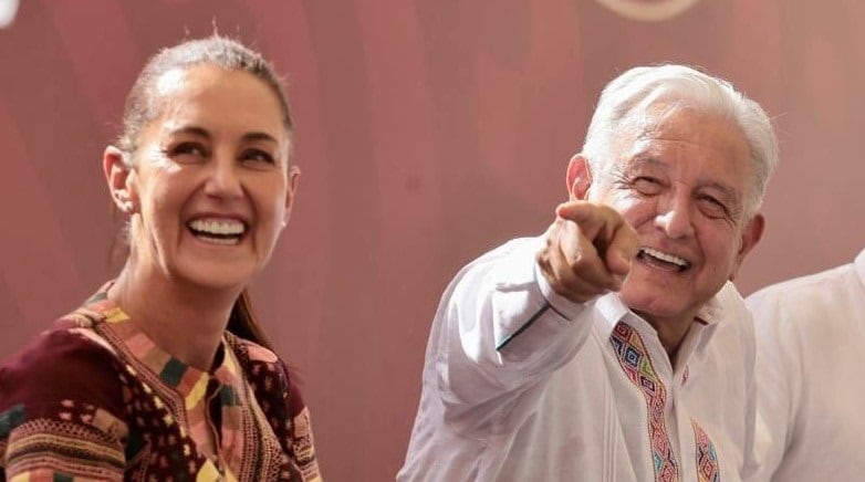 AMLO y Claudia Sheinbaum