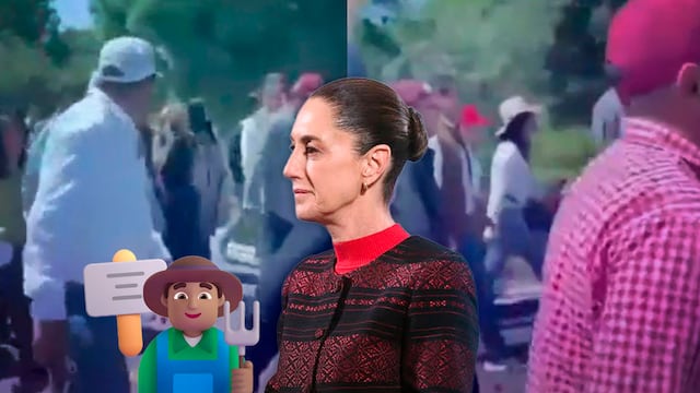 Claudia Sheinbaum caminó al menos un kilómetro tras bloqueo de campesinos en Puebla