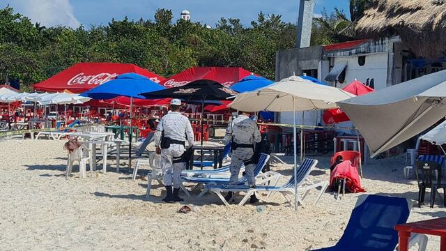 Balacera en Playa Tortugas, en Cancún