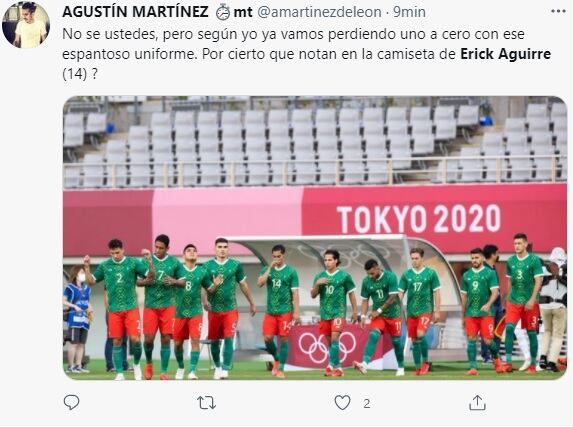 Las críticas al uniforme de México