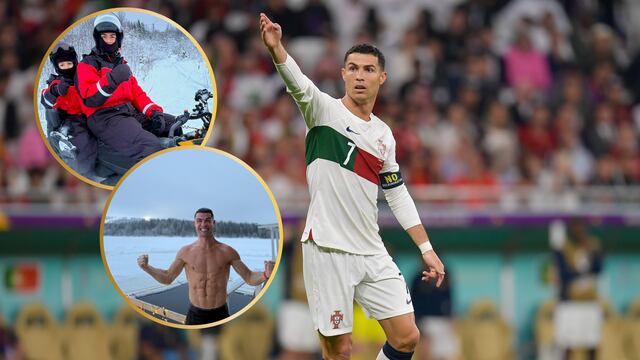 Cristiano Ronaldo presume cómo se la pasa en Navidad.
