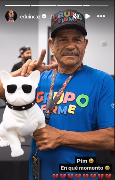 Eduin Caz despide a integrante de Grupo Firme