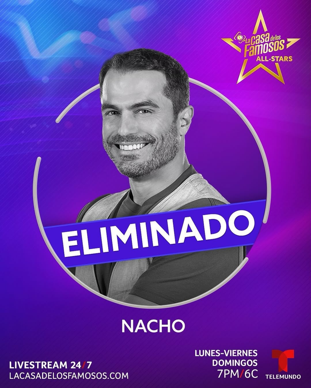 Nacho Casano, nuevo eliminado de La Casa de los Famosos All Stars