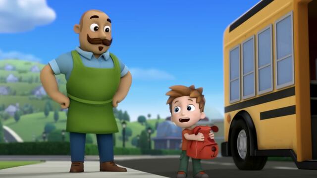 Paw Patrol salva el primer día de escuela de Alex