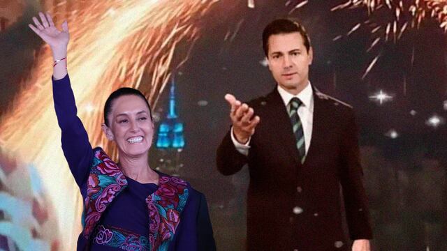 Claudia Sheinbaum y Enrique Peña Nieto