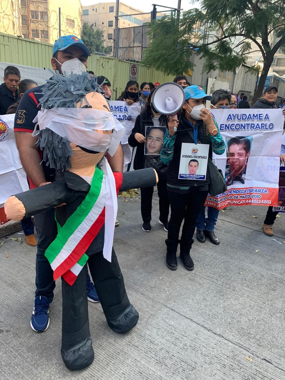 Protesta en el Senado