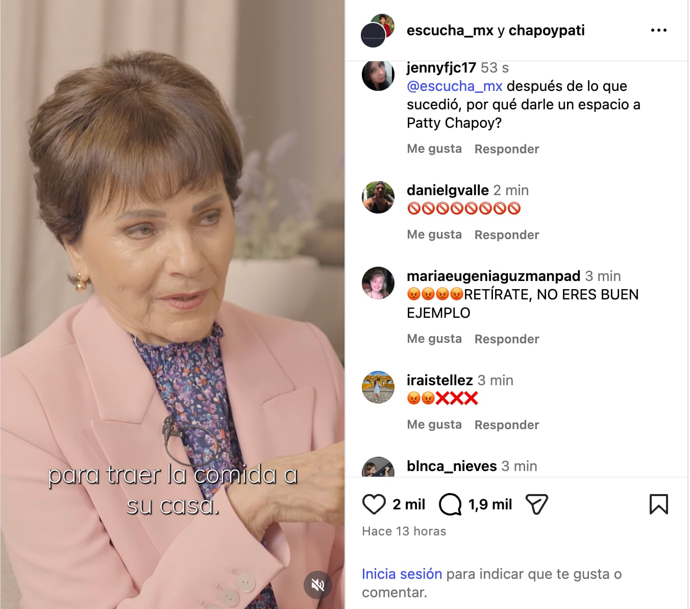 Cuenta de X de Pati Chapoy es suspendida tras comentarios de Pedro Sola sobre los perros que incitan al maltrato animal