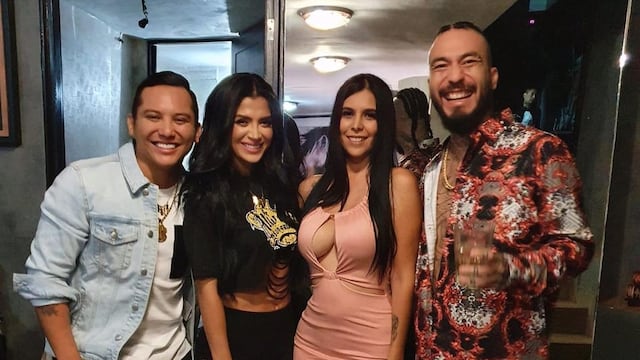 Edwin Luna, Kimberly Flores, Samantha Sadat y Dharius