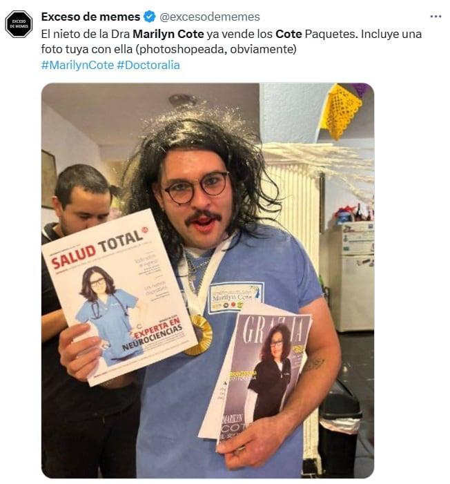 Marilyn Cote: memes se burlan de la detención de la “psiquiatra”