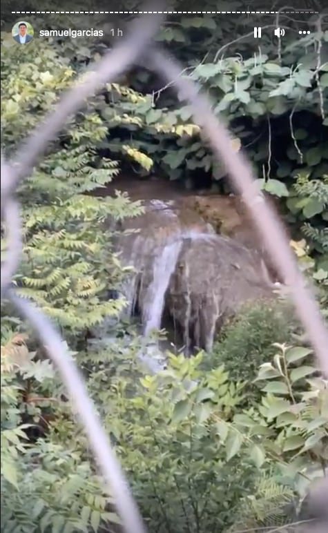 recorridos de Samuel García para detectar las causas de la falta de agua en Nuevo León/captura de pantalla