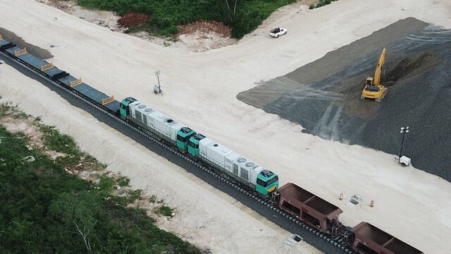 Avances del Tren Maya, obra que junto con el AIFA recibirá un incremento de presupuesto para 2023
