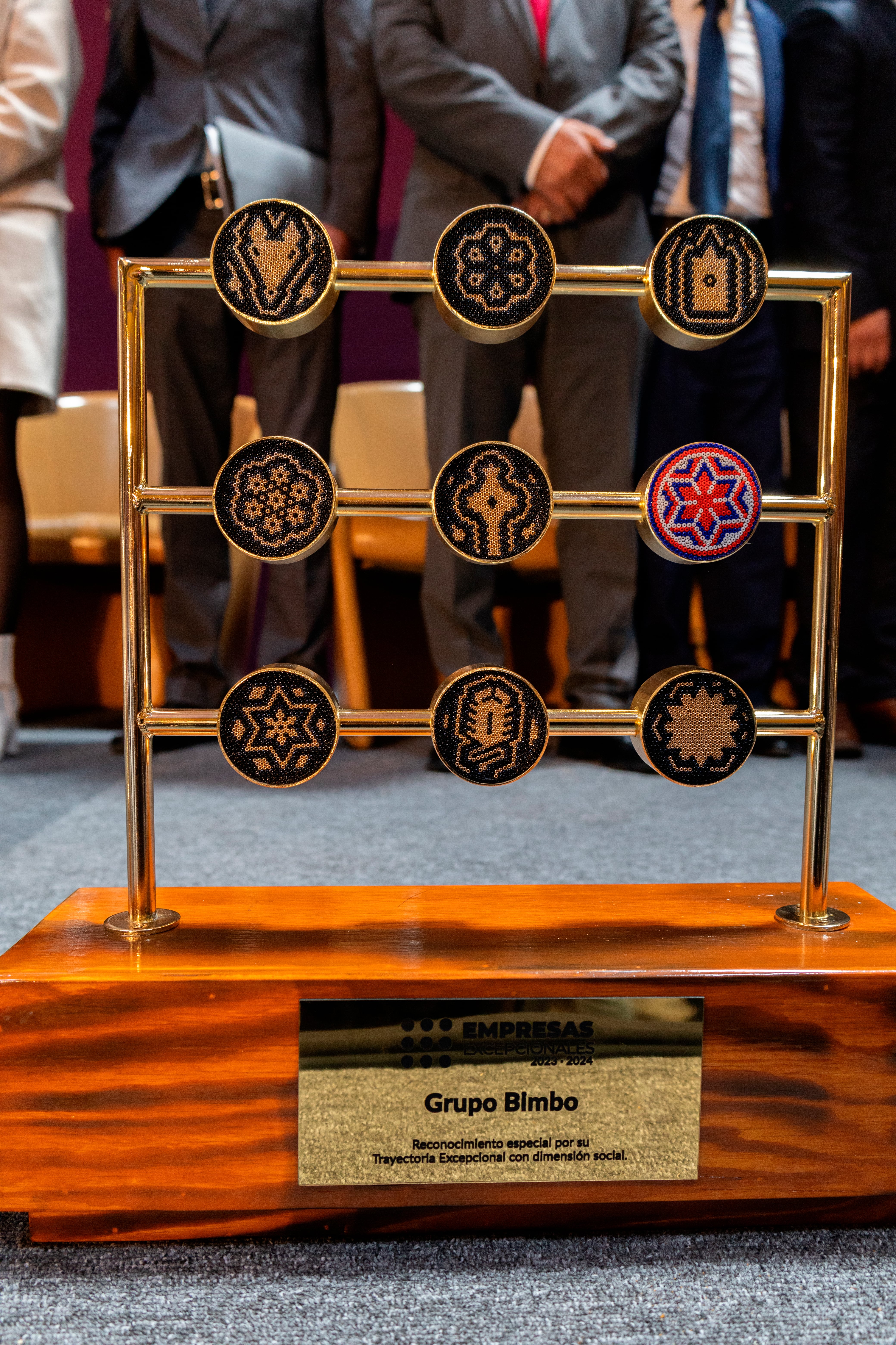 Esta fue la estatuilla concedida a Grupo Bimbo por su calidad