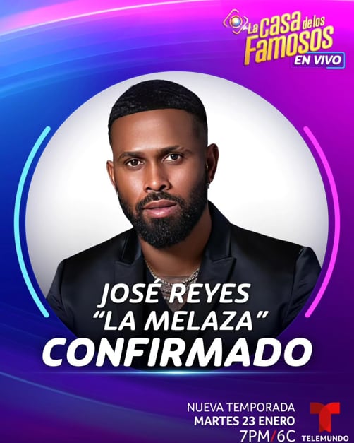 José Reyes "La Melaza" en La Casa de los Famosos 4