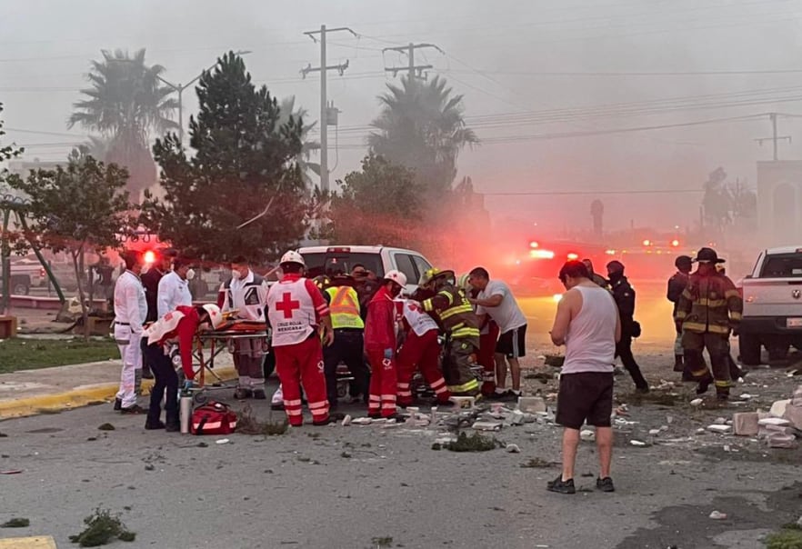 Explosión en casa de Saltillo