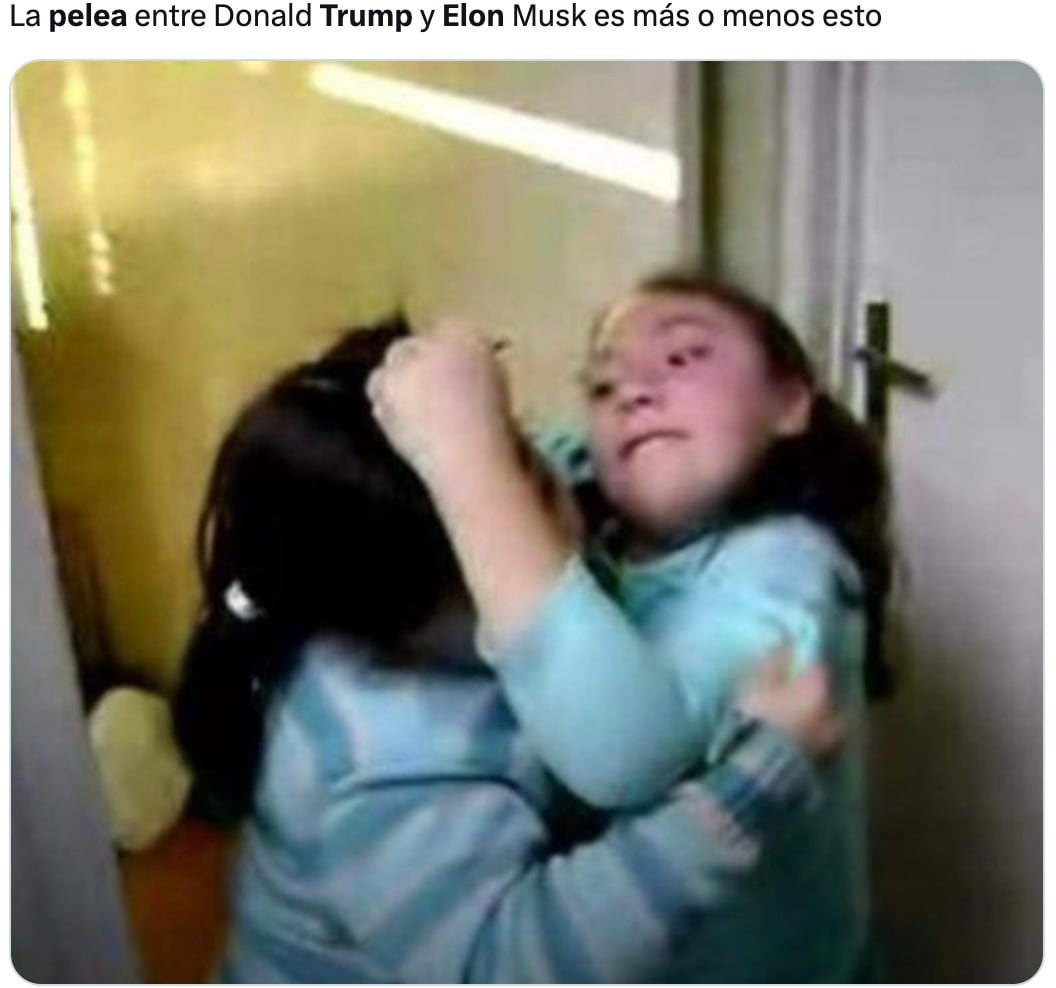 Memes de la pelea entre Elon Musk y Donald Trump