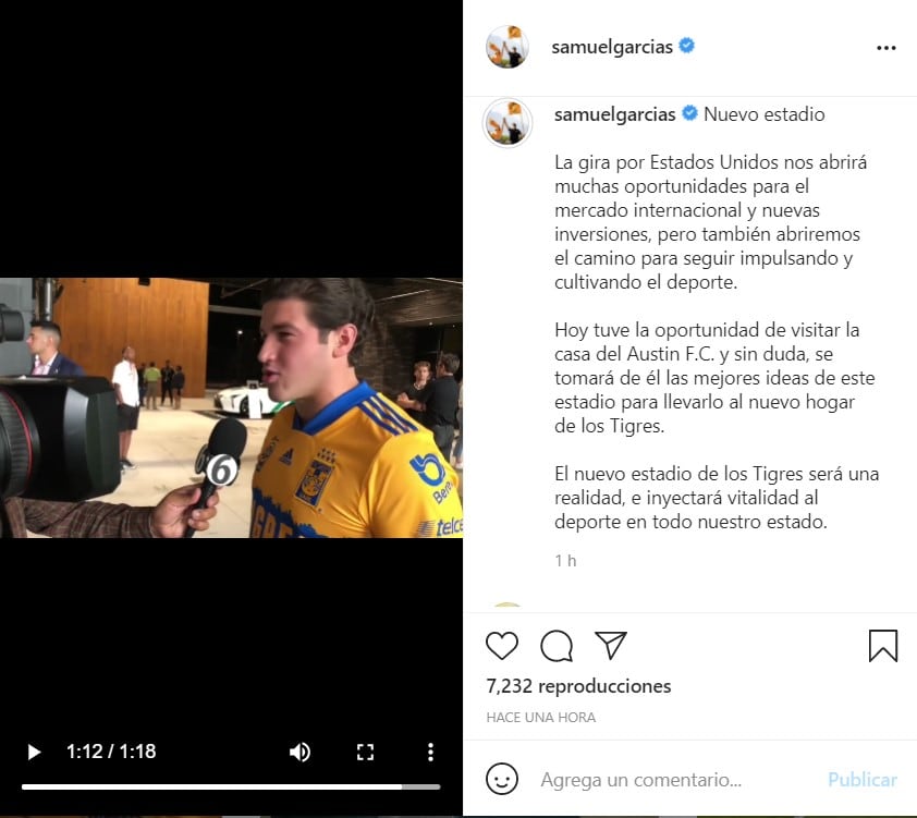 Samuel García y Mariana Rodríguez