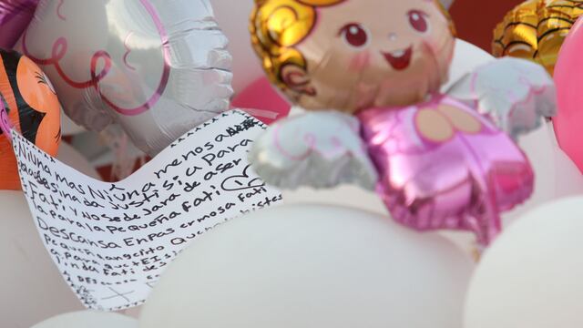 Imágenes de la sepultura de Fátima Cecilia en el panteón de Tulyehualco.