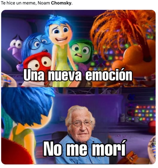 Los memes de la muerte falsa de Noam Chomsky