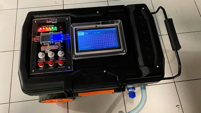 Respirador de la UNAM.