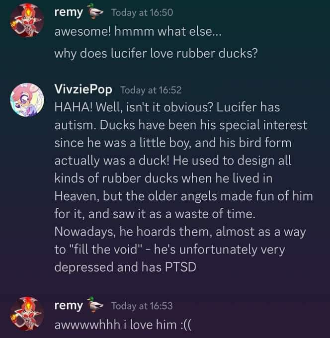 Lucifer Morningstar de Hazbin Hotel tendría autismo