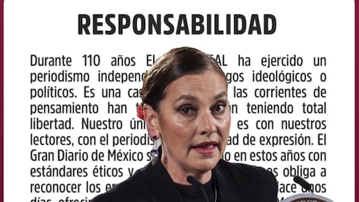 “Ya basta”: Beatriz Gutiérrez Müller responde a disculpa de El Universal a AMLO