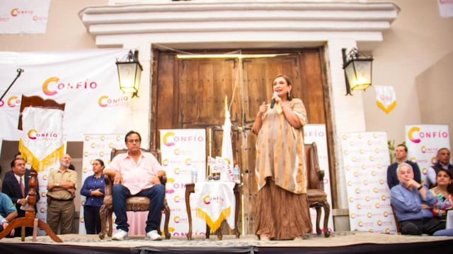 Xóchitl Gálvez en evento de Confío en México