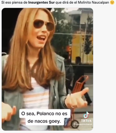 Memes sobre el antro tipo "Insurgentes Sur"