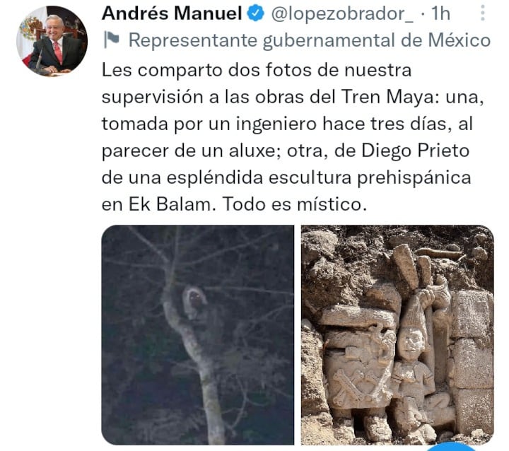 Tuit AMLO falso aluxe